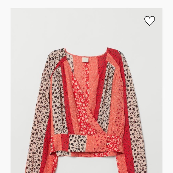 H&M Wrapped Blouse - Picture 2 of 3